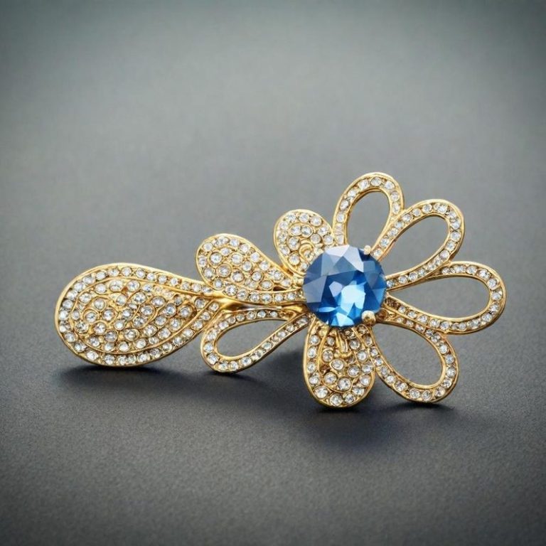 Broche de Tanzanita para el pelo en dos partes Broche de Tanzanita, prendido en tu pelo, en tu tocado, vencido me entrego desarmado en alma, en duelo pierdo, rendido al tierno zaffre